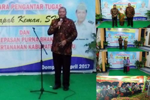 pengantar tugas kepala bpn dompu