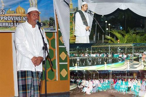 bupati dompu dan penceramah