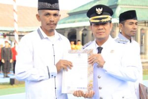 Bupati Hadiri Upacara Pemberian Remisi Warga Binaan Lapas Kelas II-B Dompu Tahun 2025