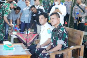 Bupati Bambang Firdaus, SE Hadiri Acara Penyambutan Panglima Kodam XI Udayana di Kodim 1614 Dompu