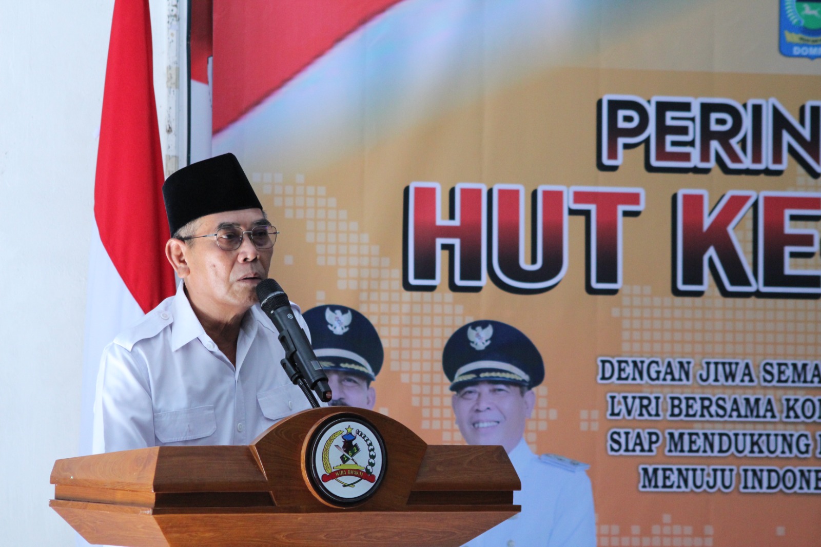 HUT ke-68 LVRI, Wabup Dompu: Jadikan Momentun Pengingat Arti Penting Perjuangan Bangsa