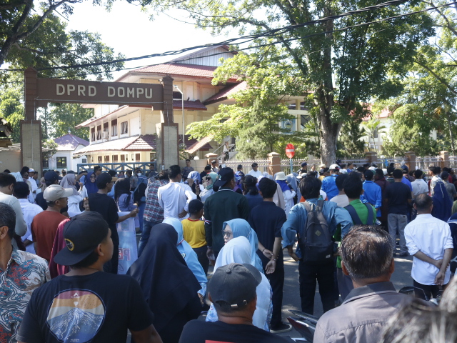Seruan Melawan Narkoba di Dompu Terus Digaungkan, Ribuan Massa Lakukan Aksi Demo