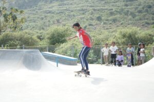 Festival Lakey Dompu Dibuka Meriah dengan Lomba Lakey Skateboard Turnamen