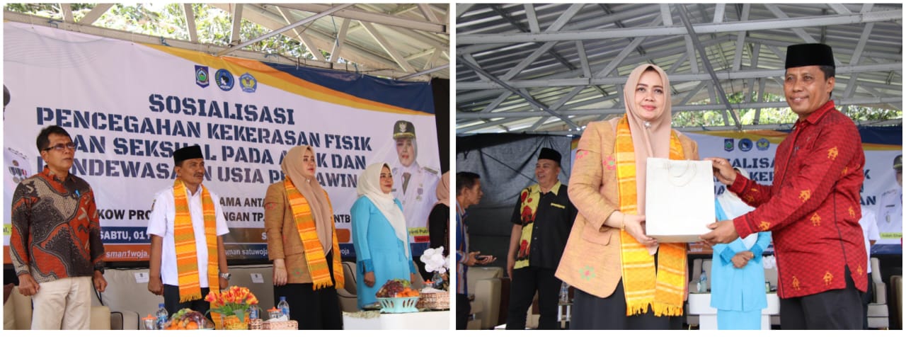 Wagub NTB Menilai Dompu Sukses Tangani Stunting Saat Kunjungan Kerja di Dompu Didampingi Wabup.