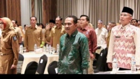 Wabup Dompu Hadiri Musyawarah Perencanaan Pengembangan Kompetensi dan Rakor Kepegawaian