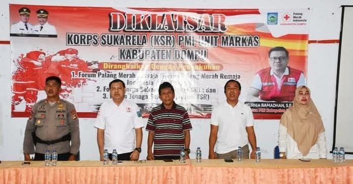 Pj Sekda Buka Diklatsar KSR-PMI Dompu, Siapkan Relawan Tangguh Hadapi Segala Tantangan