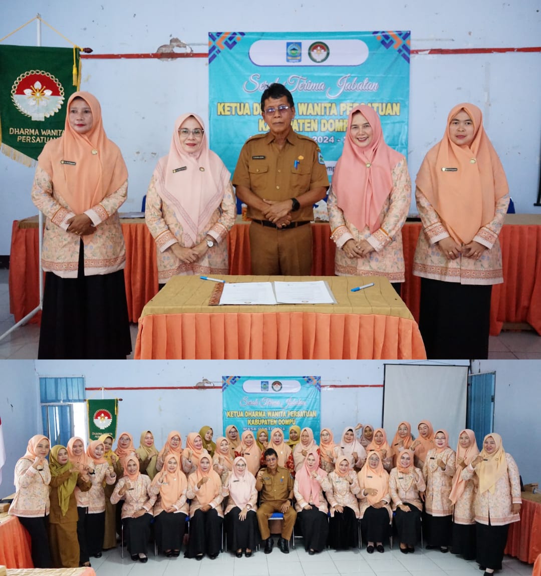 Pj Sekda Dompu Hadiri Sertijab Ketua Dharma Wanita Persatuan, Perkuat Sinergi Organisasi Perempuan