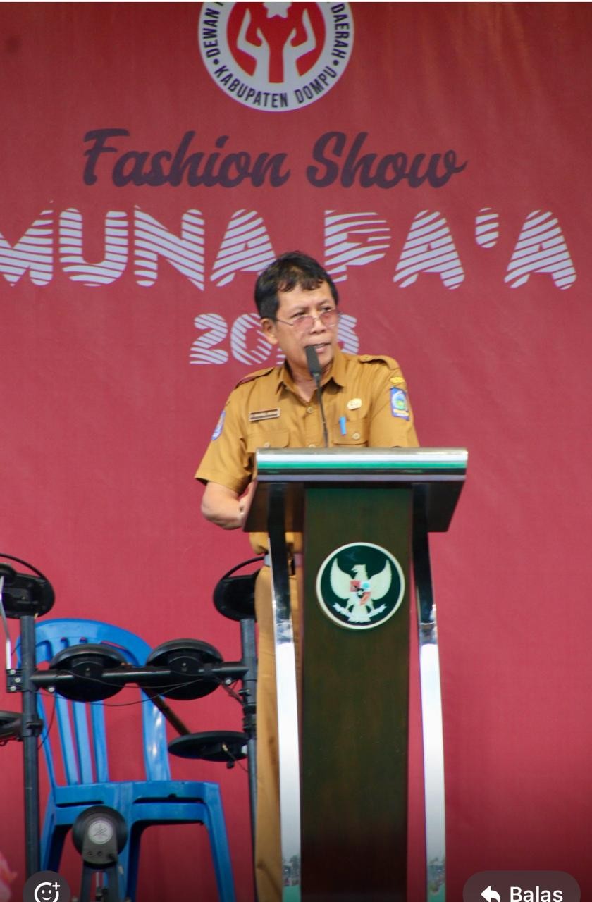 Festival Produk Lokal Daerah Secara Resmi Dibuka Bupati Dompu Diwakili Pj. Sekda