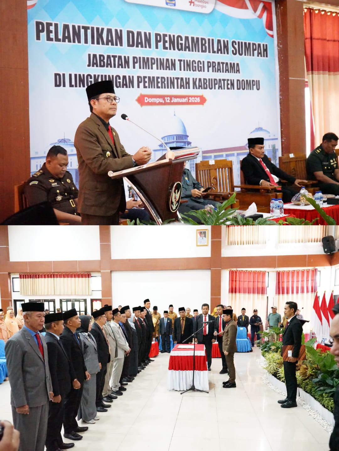 Akselerasi Kinerja Daerah, Bupati Dompu Resmi Lantik 15 Pejabat OPD untuk Perkuat Birokrasi