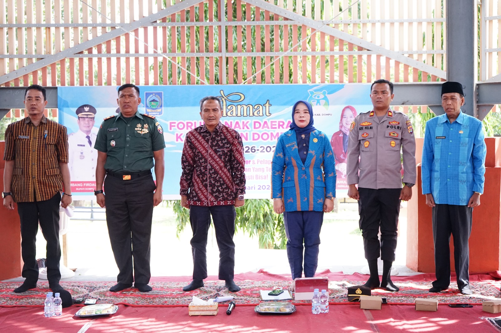 WAKIL BUPATI DOMPU HADIRI PEMBUKAAN FORUM ANAK DAERAH PERIODE 2026-2029  