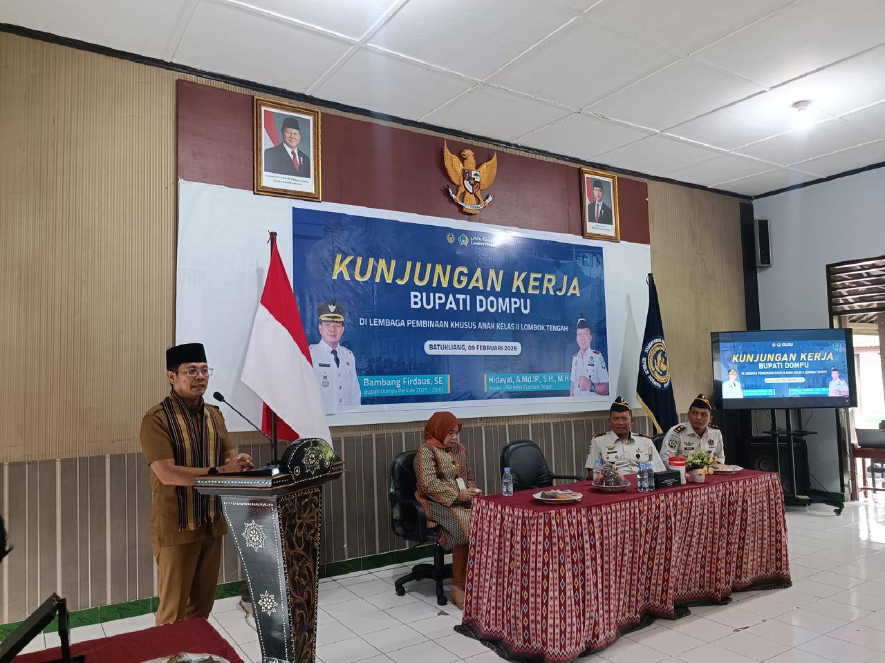 Bupati Dompu Dorong Pembinaan dan Perlindungan Hak Anak di LPKA Mataram